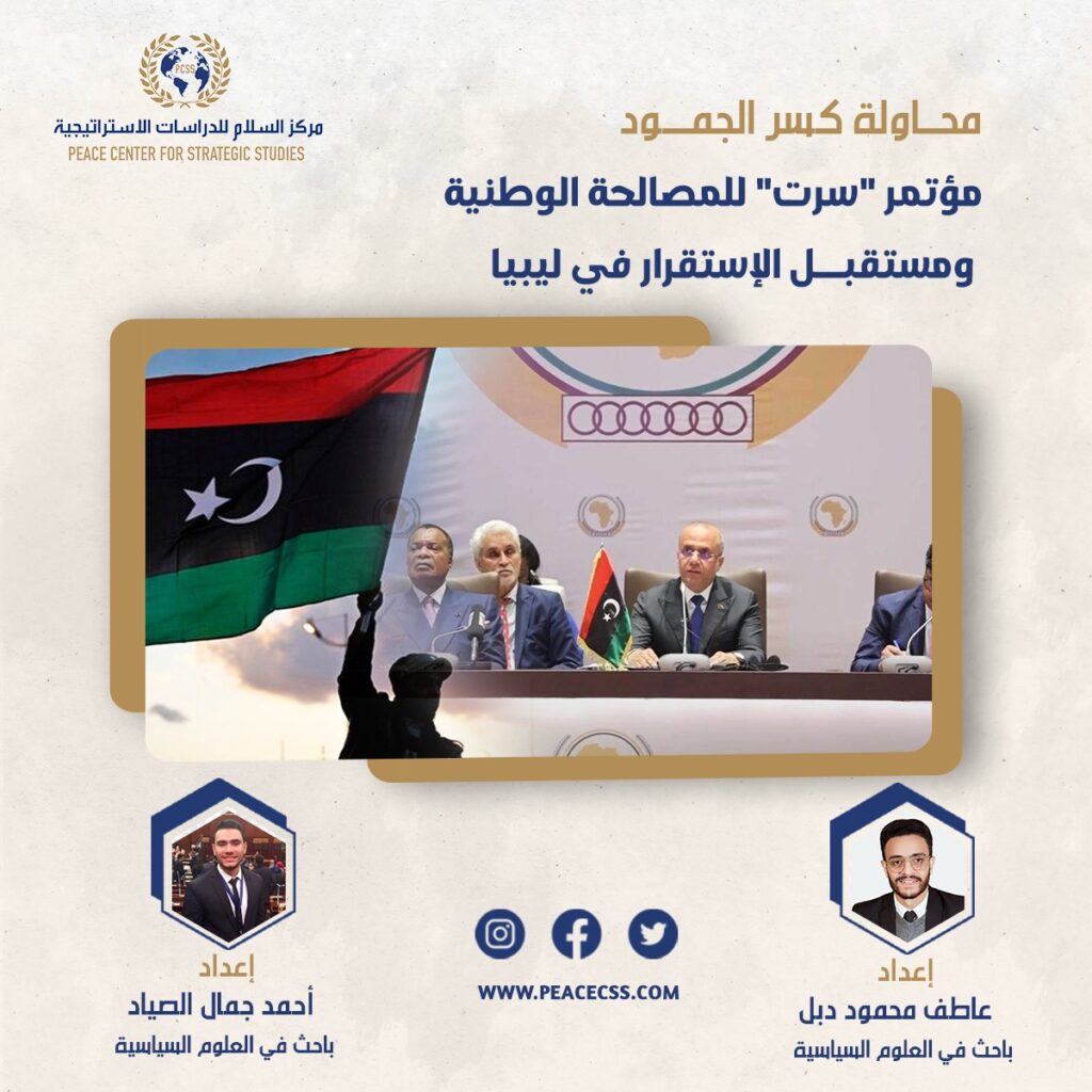 محاولة كسر الجمود: مؤتمر “سرت” للمصالحة الوطنية ومستقبل الإستقرار في ليبيا